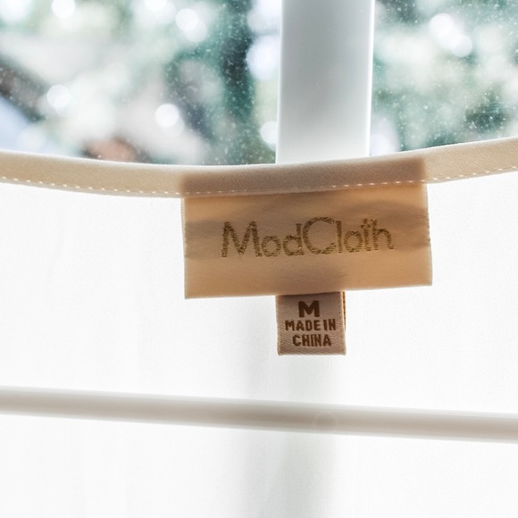 ModCloth - White Blouse - Picture 3 of 6